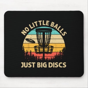 Mousepad Design Divertido de Golfe de Disco para Homens Mul