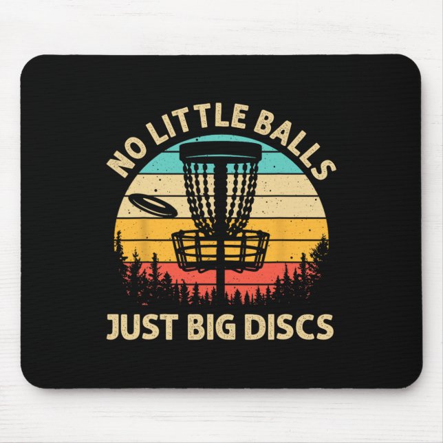 Mousepad Design Divertido de Golfe de Disco para Homens Mul (Frente)