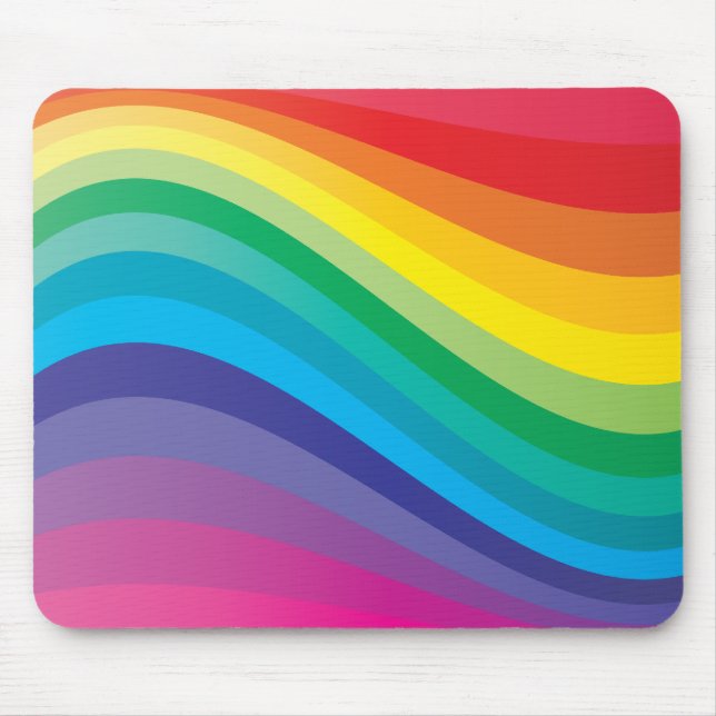 Mousepad Design do arco-íris (Frente)