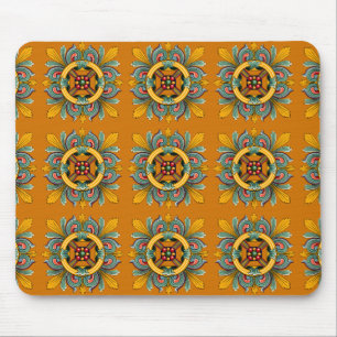 Mousepad Design do azulejo do Victorian do cravo-de-defunto
