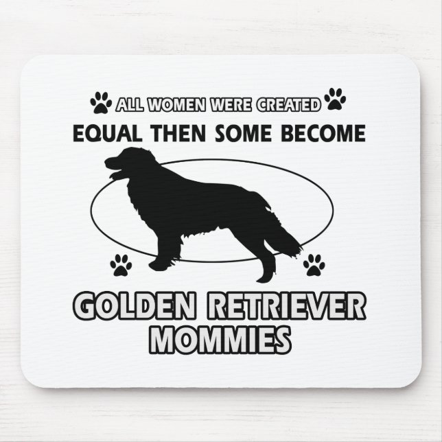 Mousepad Design do cão do golden retriever (Frente)