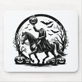 Mousepad Design do Círculo de Halloween sem cabeça