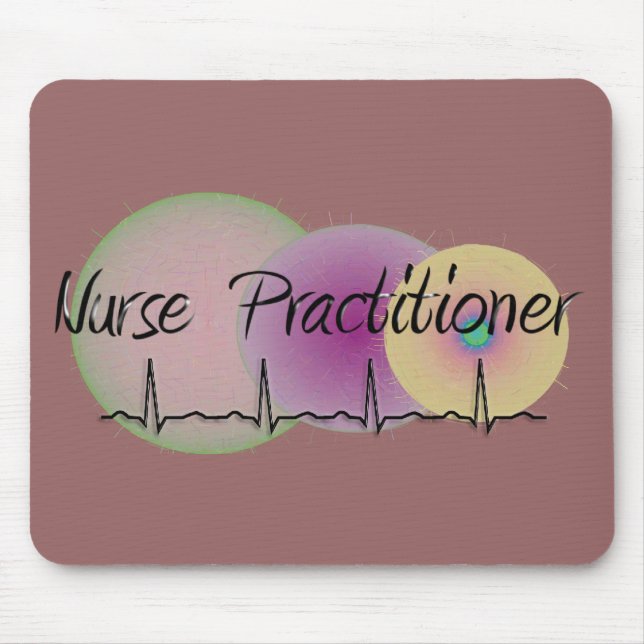 Mousepad Design do médico QRS da enfermeira (Frente)
