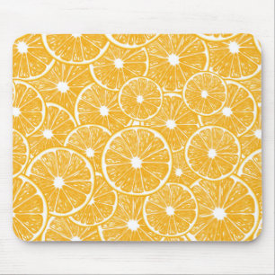 Mousepad Design do padrão das fatias laranja