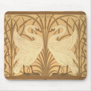 Mousepad Design do papel de parede da cisne