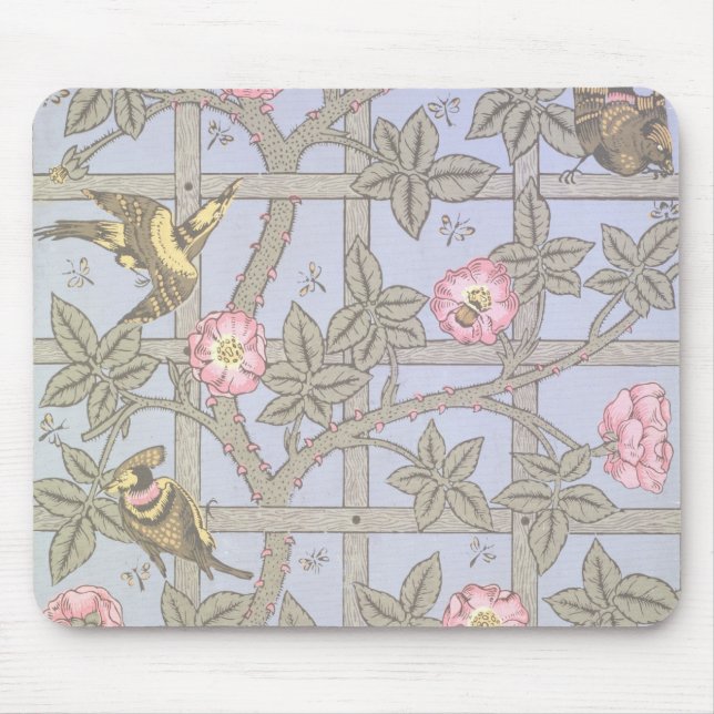 Mousepad Design do papel de parede da "treliça", 1864 (Frente)