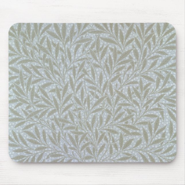 Mousepad Design do papel de parede do salgueiro, 1874 (Frente)