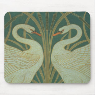 Mousepad Design do papel de parede para o painel da "cisne,