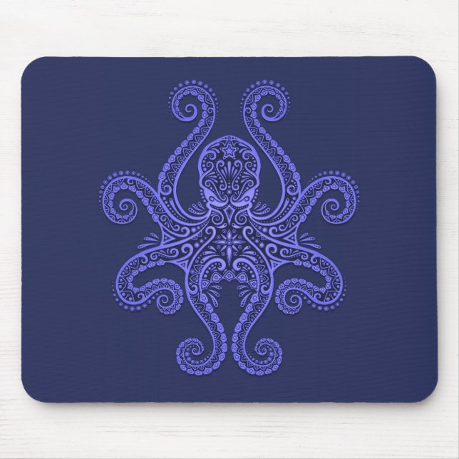 Mousepad Design do polvo (azul) (Frente)