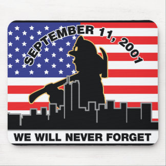 Mousepad Design do sapador-bombeiro do original 9/11