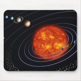 Mousepad Design do sistema solar