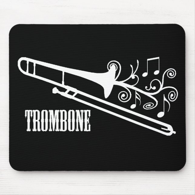 Mousepad Design do vetor do Trombone (Frente)