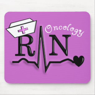 Mousepad Design dos presentes QRS do RN da enfermeira de