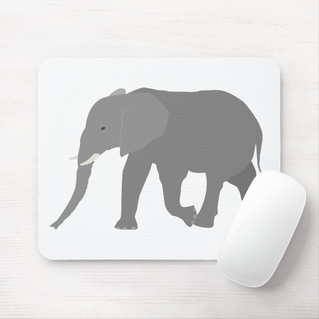 Mousepad Design elefante (Com mouse)