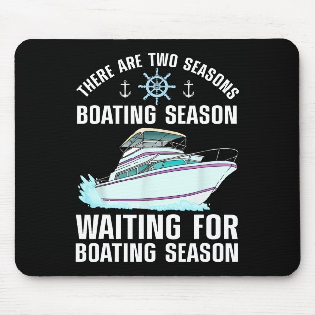 Mousepad Design Engraçado Para Homens Boater Lov (Frente)