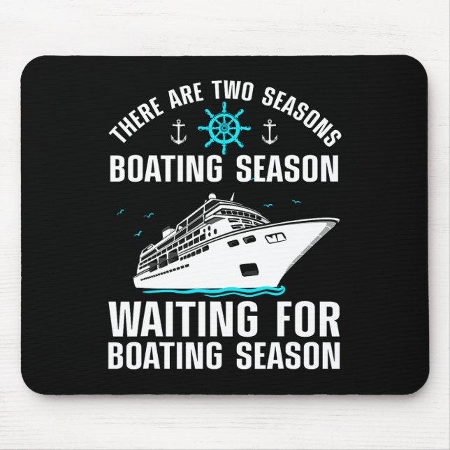 Mousepad Design Engraçado Para Homens Boater Lov (Frente)