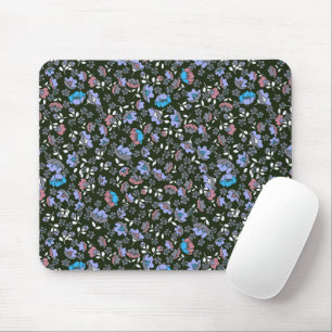 Mousepad Design Floral a preto 