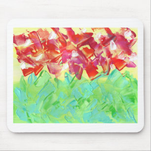 Mousepad Design floral abstrato da pintura original