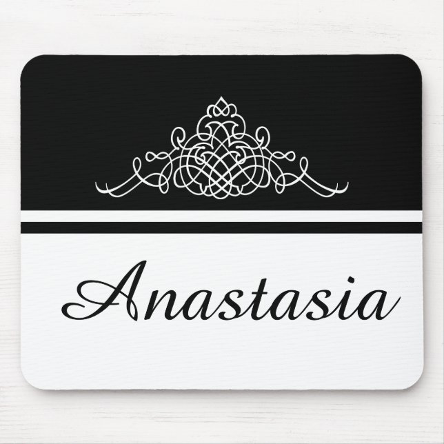 Mousepad Design floral elegante (Frente)