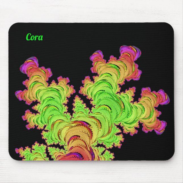 Mousepad Design Fracional Personalizado CORA ~ Beleza Oceân (Frente)
