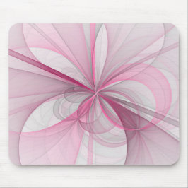 Mousepad Design Fractal de Cinza Abstrato moderno