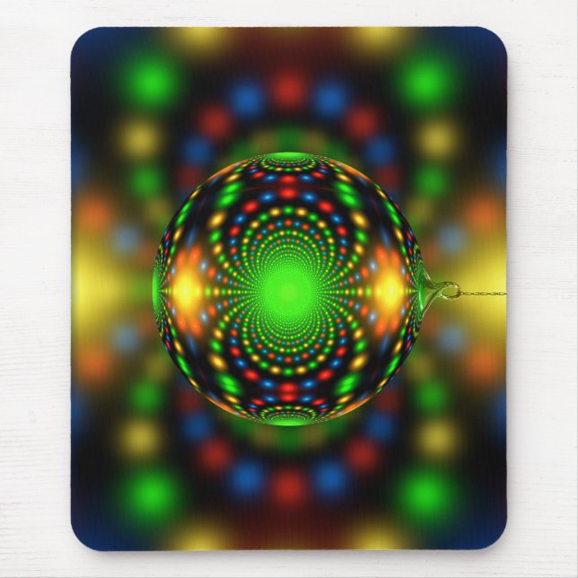 Mousepad Design Fratural Do enfeites de natal-29440 (Frente)