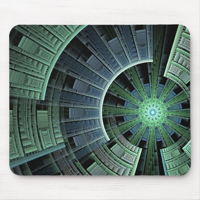 Mousepad Design Geométrico de Pod Verde (Frente)