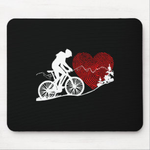Mousepad Design Gráfico de Bicicleta de Montanha Amor - Cic
