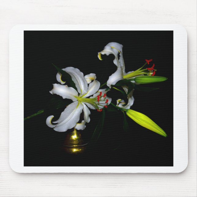 Mousepad Design irlandês e Design de flores (Frente)