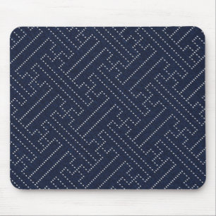 Mousepad Design japonês da chave do sashiko