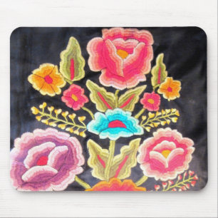 Mousepad Design mexicano do bordado