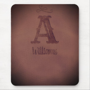 Mousepad Design Minimalista Elegante Marrom Luxo