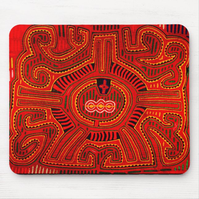 Mousepad Design Mola por índios San Blas (Frente)