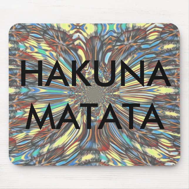Mousepad Design óptico Pop de arte urbana africana Edgy (Frente)