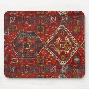 Mousepad Design oriental do tapete na obscuridade - no5