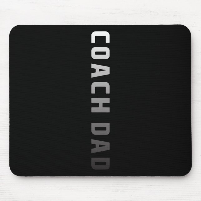Mousepad Design Pai de treinador - Caco de Futebol de Futeb (Frente)