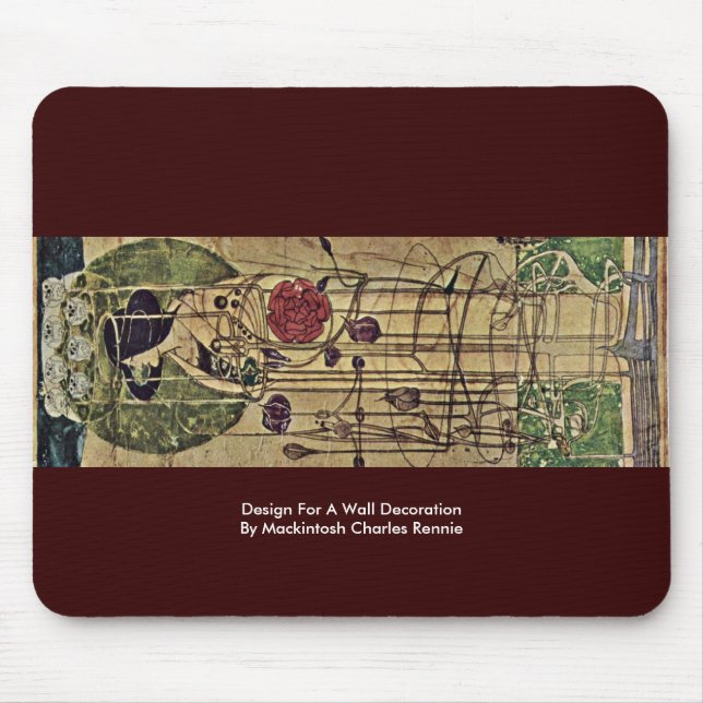 Mousepad Design para uma decoração da parede (Frente)
