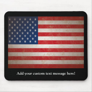 Mousepad Design patriótico da bandeira americana do estilo