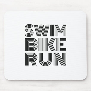 Mousepad Design preto do Triathlon