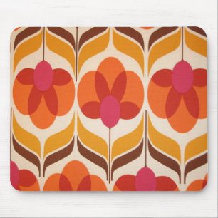 Mousepad Design retro da flor
