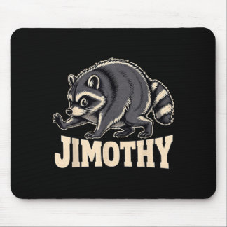 Mousepad Design Retro dos Anos 80 Jimothy Raccoon