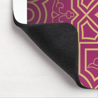 Mousepad Design Simétrica Luxuosa com Motifs Floral.