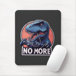 Mousepad Design T-Rex Gamer Não Mais