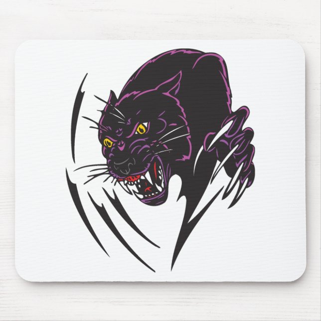 Mousepad design tribal de pantera negra (Frente)