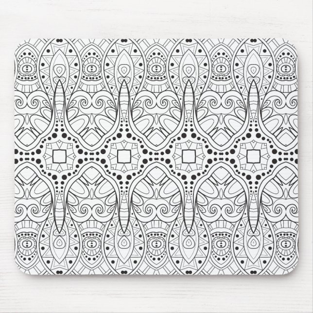 Mousepad Design tribal de Zendoodle (Frente)