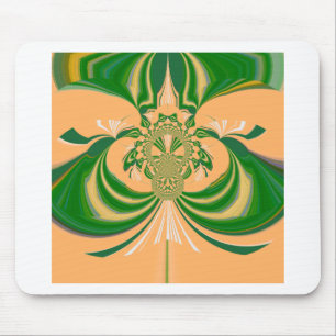 Mousepad Design verde amarelo.