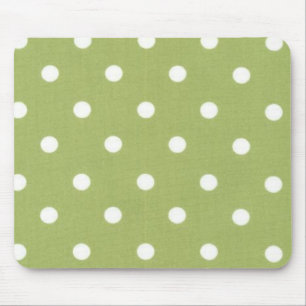 Mousepad Design verde das bolinhas