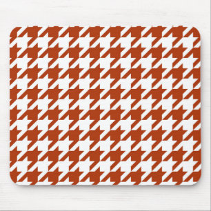 Mousepad Design Xadrez Vichy Xadrez Houndstooth Marrom Bran