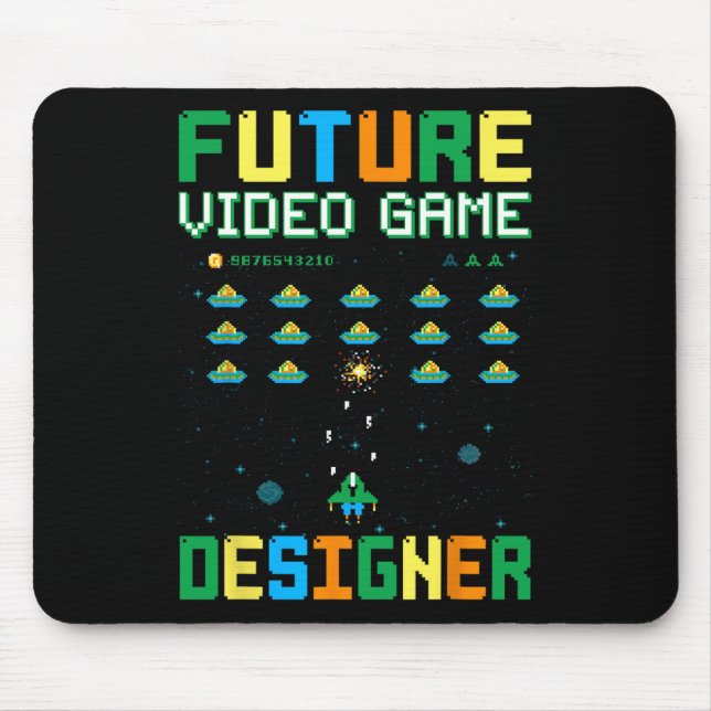 Mousepad Designer De Jogo De Vídeo Para Crianças1 (Frente)