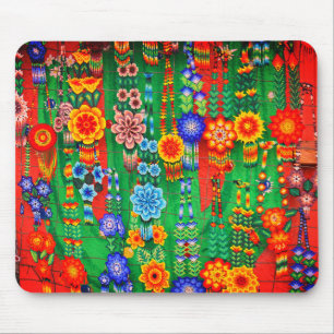 Mousepad Designs Coloridos de Flor Hippie